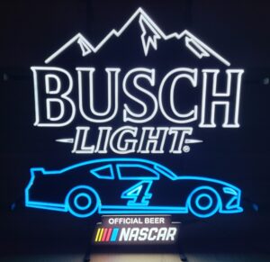 Busch Light Beer NASCAR LED Sign busch light beer nascar led sign Busch Light Beer NASCAR LED Sign buschlightnascarharvickled2022 300x291