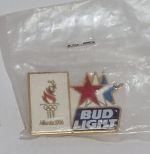 Bud Light Beer Olympic Pin bud light beer olympic pin Bud Light Beer Olympic Pin budlightatlantaolympicpin 293x300