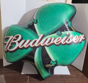 Budweiser Beer Shamrock Inflatable