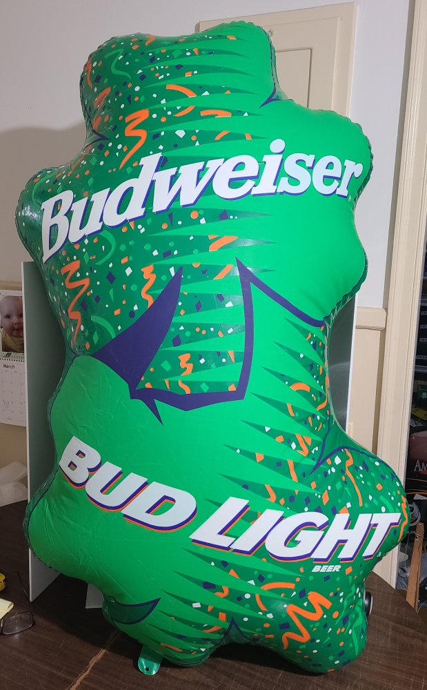 Budweiser Beer Shamrock Inflatable