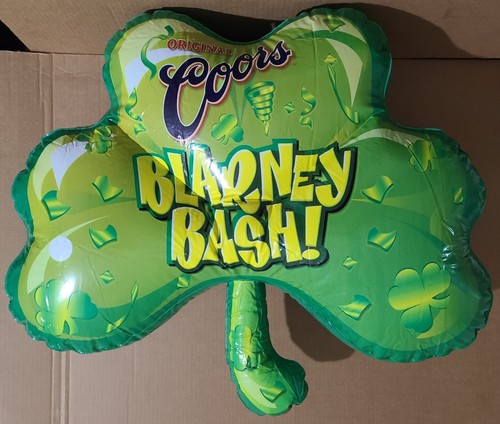 Coors Beer Shamrock Inflatable