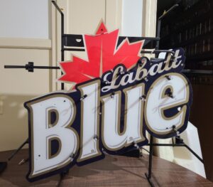 labatt blue beer neon sign panel grid tube Labatt Blue Beer Neon Sign Panel Grid Tube labattblueparts2011 300x263