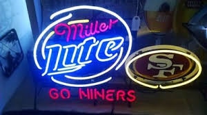 lite beer neon sign tube Lite Beer Neon Sign Tube litesanfransisco49ersgoniners