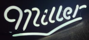 Miller High Life Beer Neon Sign Tube