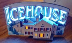 Icehouse Beer Plank Road Brewery 3D Neon Sign [object object] My Beer Sign Collection &#8211; Not for sale but can be bought&#8230; icehouse3dplankroadbrewerycabin e1741041009652