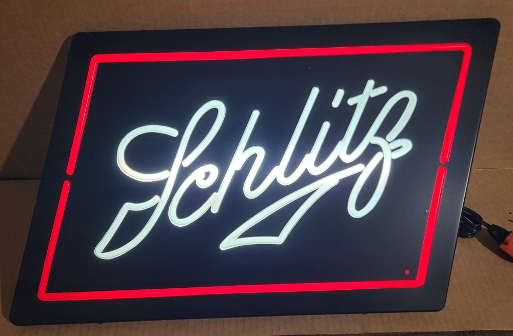 Schlitz Beer Neo Neon Light