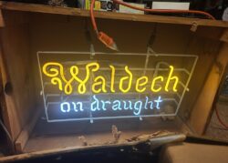 Waldech Beer On Draught Neon Sign [object object] My Beer Sign Collection &#8211; Not for sale but can be bought&#8230; waldechondraughtnosincrate1968 e1745758921174