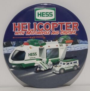 Hess Oil Company Toy Truck Button