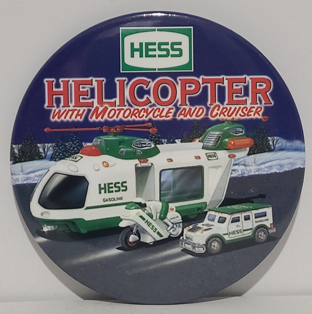 Hess Oil Company Toy Truck Button
