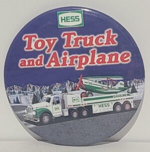 Hess Oil Company Toy Truck Button