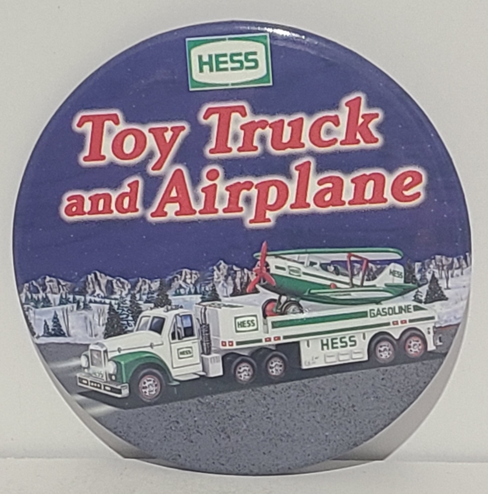 Hess Oil Company Toy Truck Button