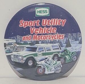 Hess Oil Company Toy Truck Button