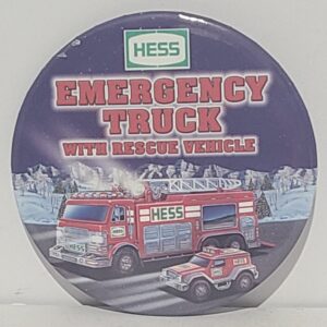 Hess Oil Company Toy Truck Button