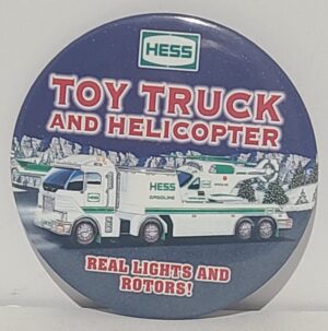 Hess Oil Company Toy Truck Button