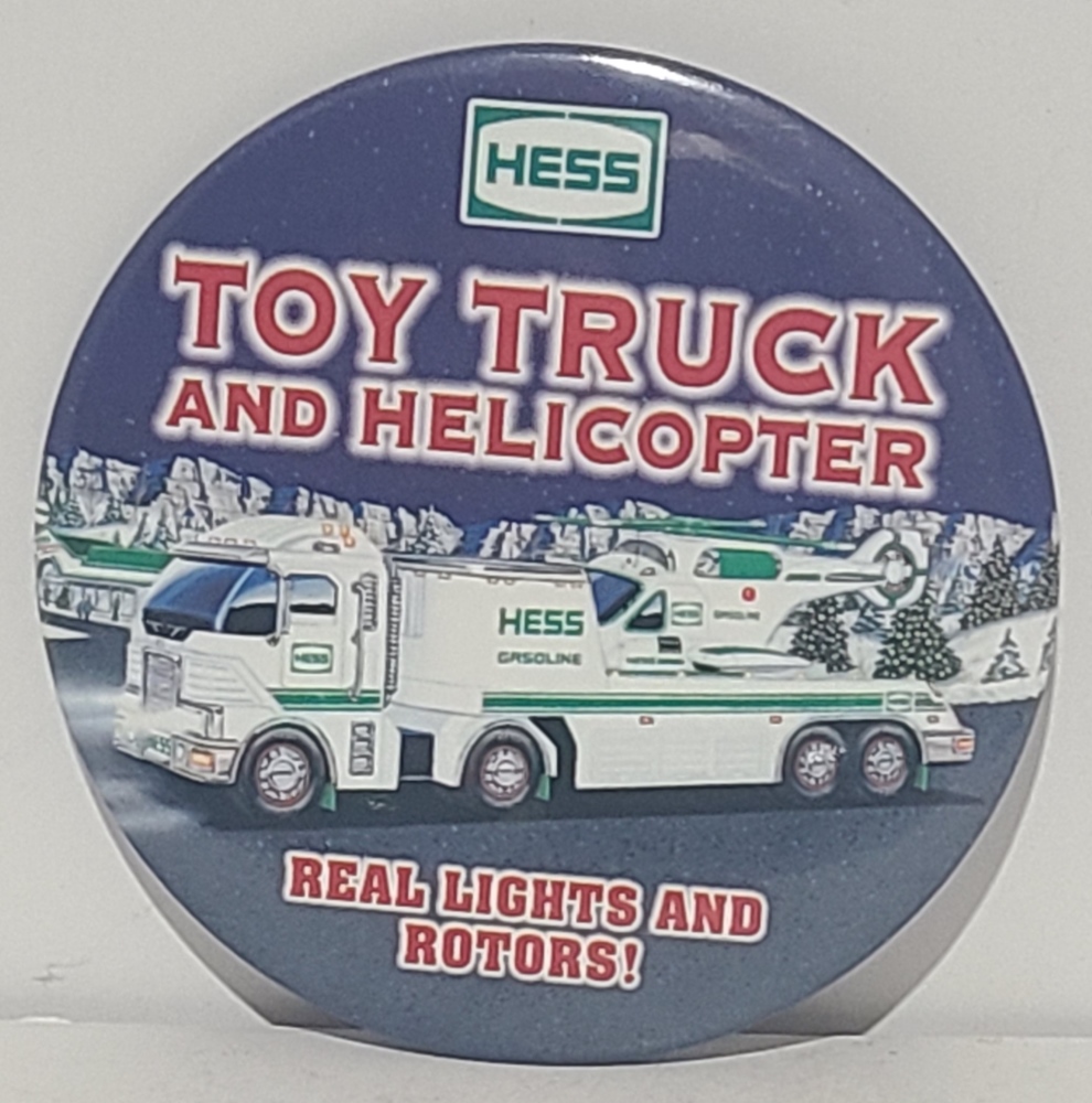 Hess Oil Company Toy Truck Button