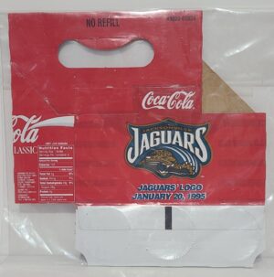 Coca Cola NFL Jaguars Bottle Carton