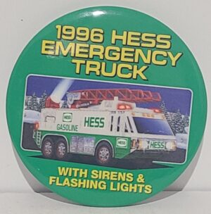 Hess Oil Company Toy Truck Button