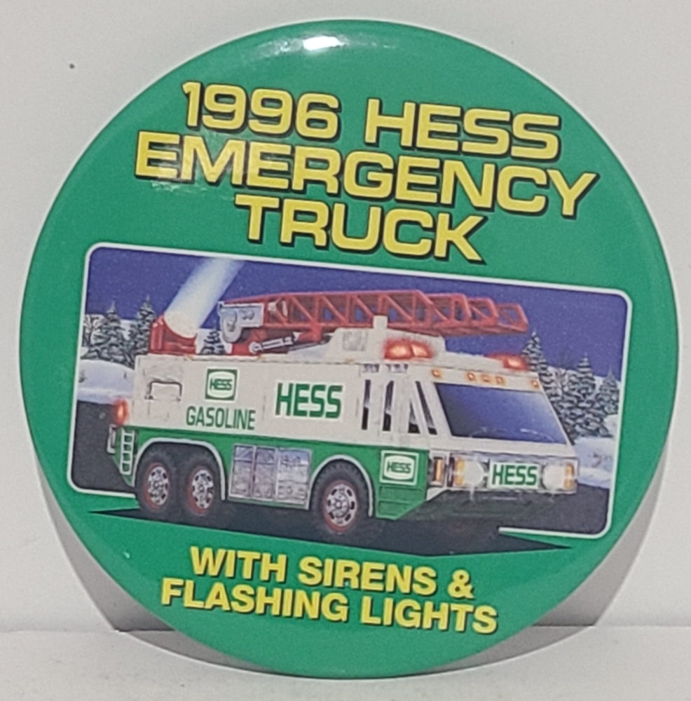 Hess Oil Company Toy Truck Button