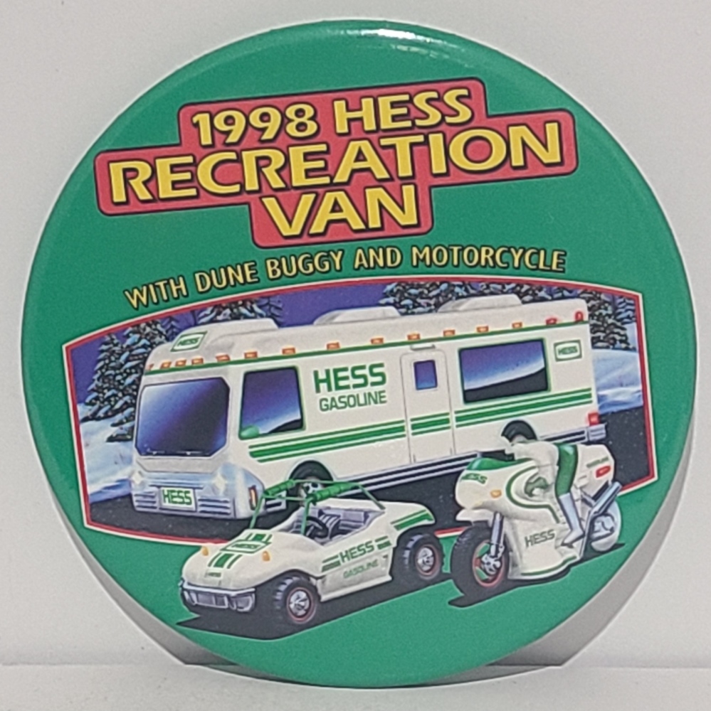 Hess Oil Company Toy Truck Button