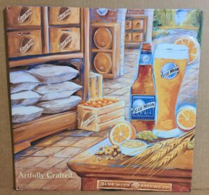 Blue Moon Beer Tin Sign