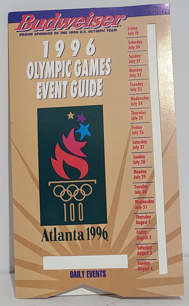 Budweiser Beer Olympic Games Guide [object object] Home budweiserolympicgameseventguide1996