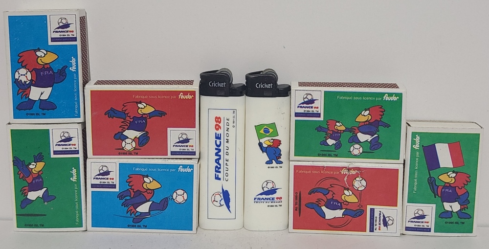 FIFA Soccer Cigarette Lighter Matches Set [object object] Home fifaworldcupfrancelightersmatchesset1998