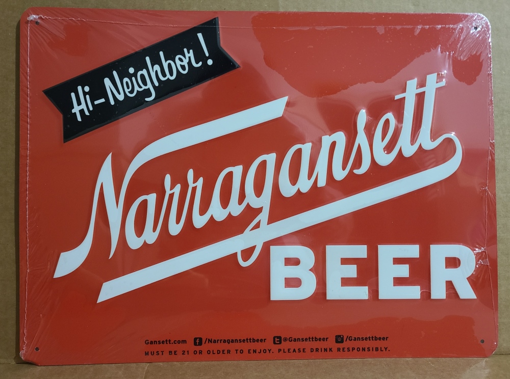 Narragansett Beer Tin Sign [object object] Home narragansettbeerhineighbortin