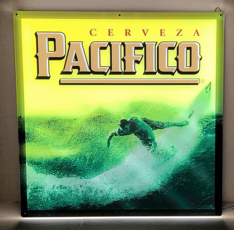 Pacifico Cerveza Sequencing LED Sign [object object] Home pacificocervezasequencingwaveled2022