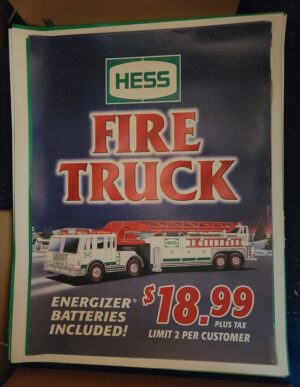 2000 Hess Toy Truck Roadside Sign