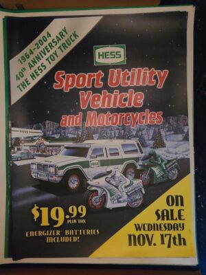 2004 Hess Toy Truck Roadside Sign