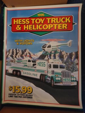 1995 Hess Toy Truck Roadside Sign