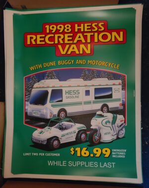 1998 Hess Toy Truck Roadside Sign