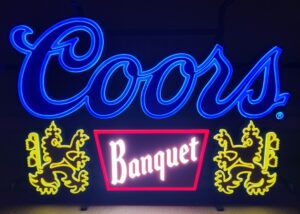 Coors Banquet Beer LED Sign