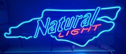 Natural Light Beer North Carolina Neon Sign [object object] My Beer Sign Collection – Not for sale but can be bought… naturallightnorthcarolina2005 e1758655559639