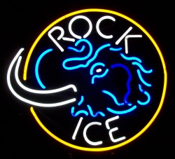 Rolling Rock Ice Beer Neon Sign [object object] My Beer Sign Collection &#8211; Not for sale but can be bought&#8230; rockice