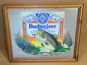 Budweiser Beer Bass Mirror