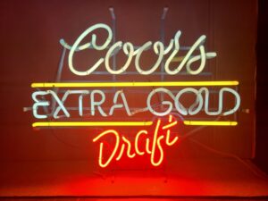 Coors Extra Gold Draft Beer Neon Sign coors extra gold beer neon sign Coors Extra Gold Draft Beer Neon Sign coorsextragolddraft1988 300x225