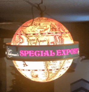Heilemans Special Export Beer Rotating Light heilemans special export beer rotating light Heilemans Special Export Beer Rotating Light heilemansspecialexportrotatingglobelight1977 291x300