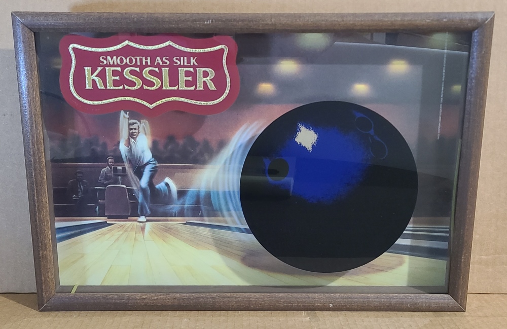 Kessler Whiskey Bowling Mirror