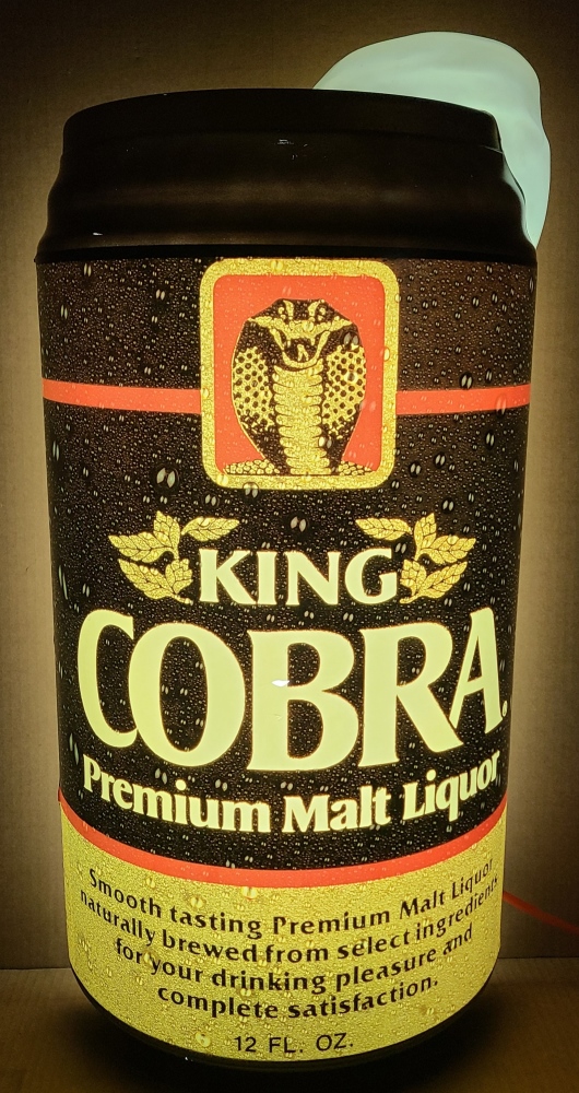 King Cobra Malt Liquor Beer Can Light [object object] Home kingcobra  canlight1988