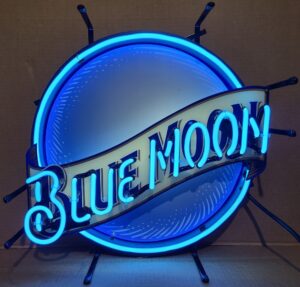 Blue Moon Beer Mini Neon Sign