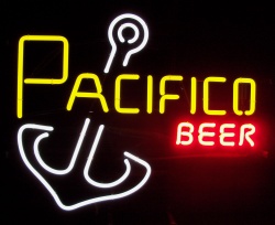 Pacifico Beer Anchor Neon Sign [object object] My Beer Sign Collection – Not for sale but can be bought… pacificobeeranchor