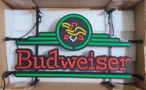 Budweiser Beer Retro LED Sign budweiser beer retro led sign Budweiser Beer Retro LED Sign budweiserretrominiled2021off 300x184