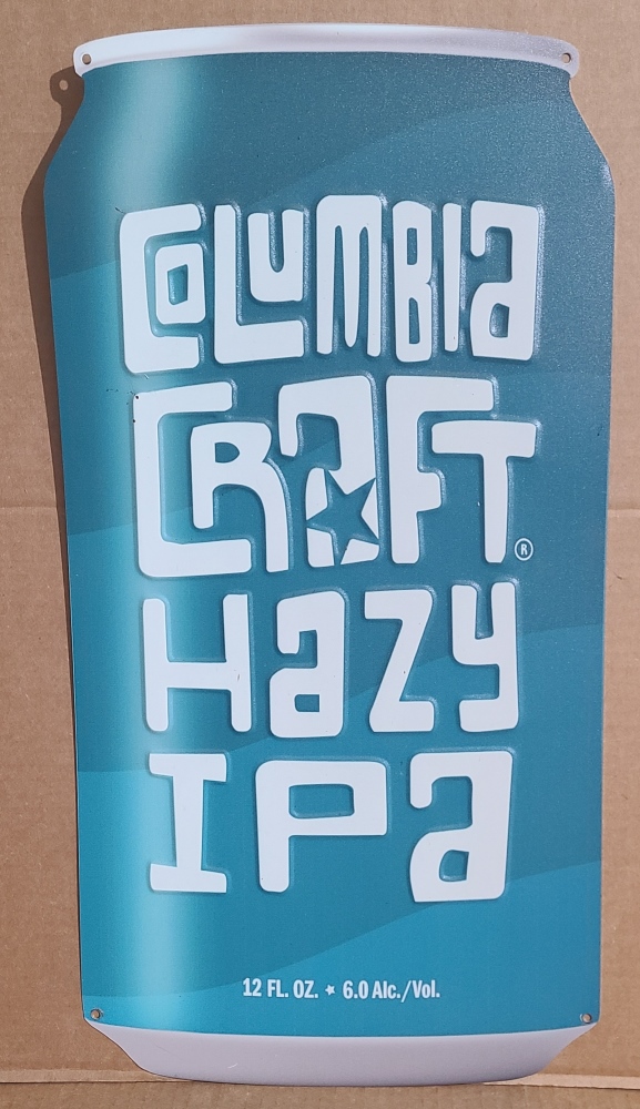Columbia Craft Hazy IPA Tin Sign [object object] Home columbiacrafthazyipatin