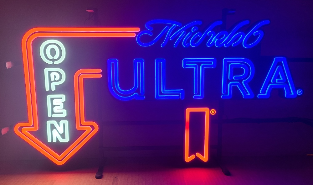 Michelob Ultra Beer Open LED Sign [object object] Home michelobultraopenled2024