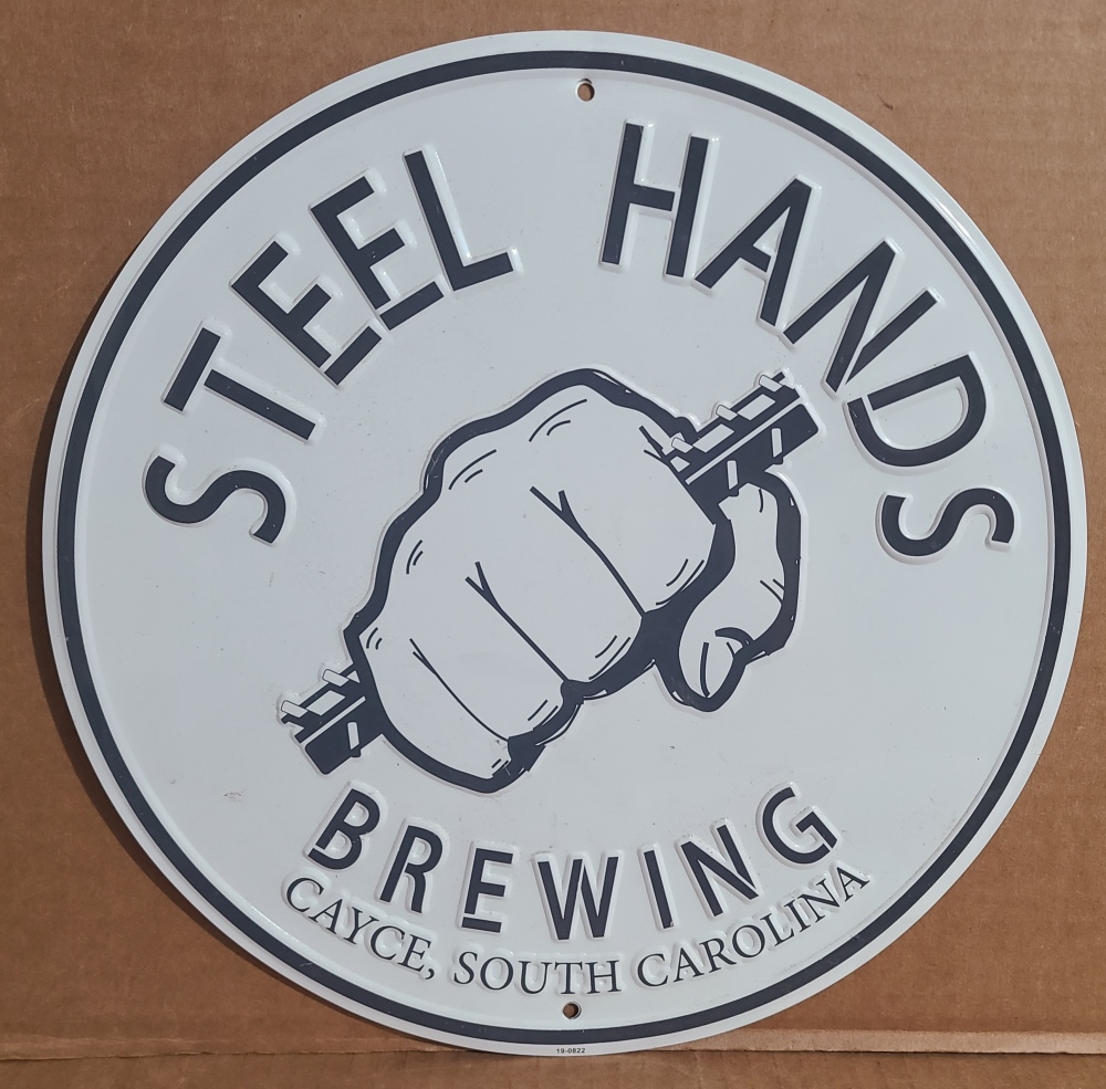 Steel Hands Brewing Tin Sign [object object] Home steelhandsbrewingtin
