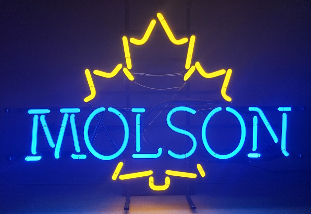 Molson Beer Maple Leaf Neon Sign [object object] Home molsonleaf1993