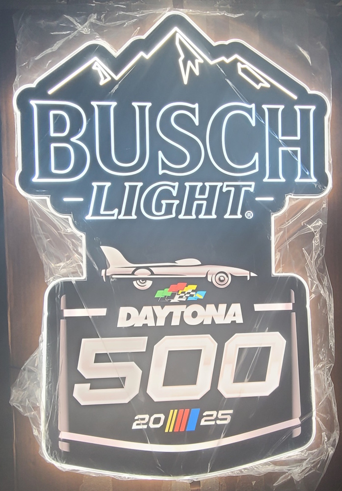 Busch Light Beer NASCAR Daytona 500 LED Sign [object object] Home buschlightdaytona500led2025