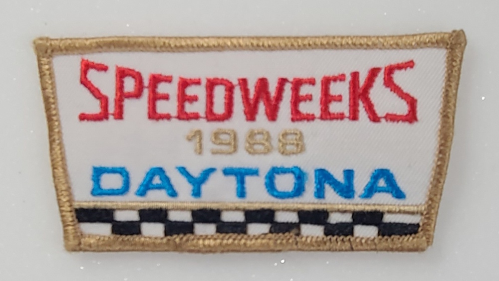 Daytona 1988 Speedweeks Racing Patch [object object] Home daytonaspeedweeks1988patch