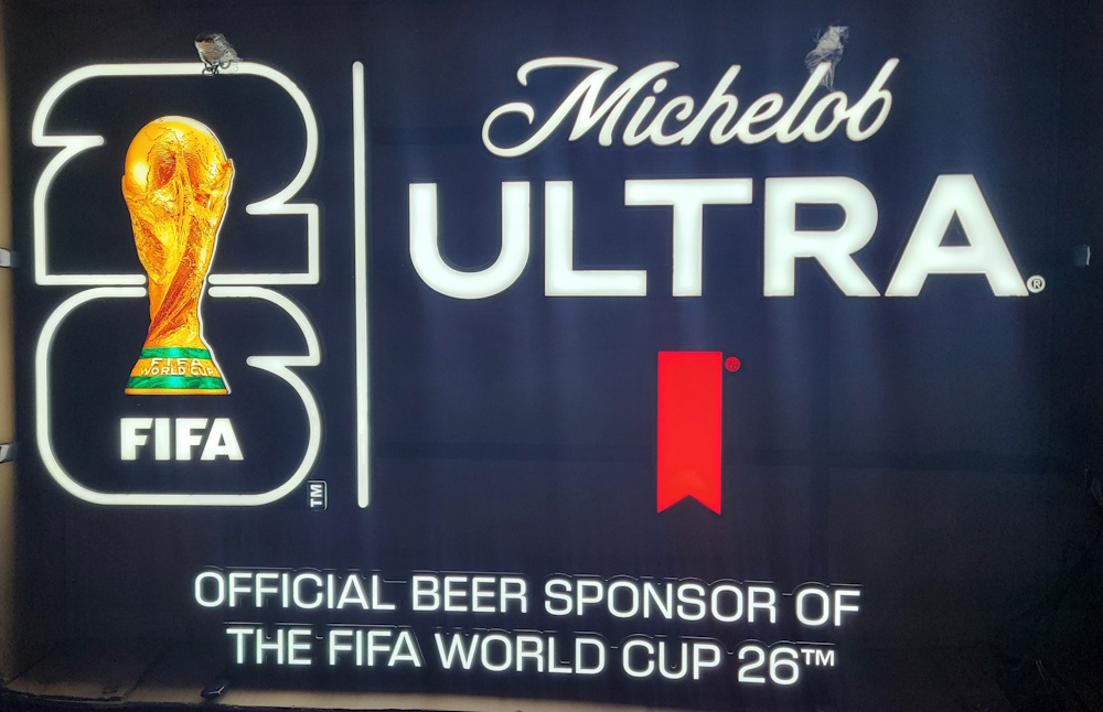 Michelob Ultra Beer FIFA World Cup Soccer LED Sign [object object] Home michelobultrafifaworldcupled2026